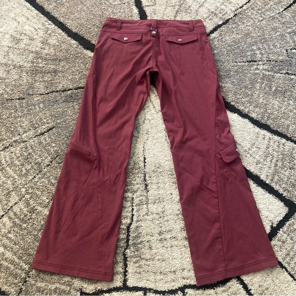 Athleta Dipper Burgundy Cargo Pants